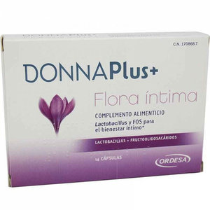 DONNA PLUS+ FLORA INTIMA 14 CAPS