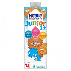NESTLE JUNIOR CRECIMIENTO GALLETA +1 1L