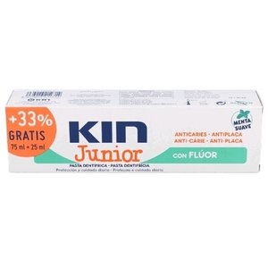 PASTA KIN JUNIOR MENTA SUAVE 75ML+25ML