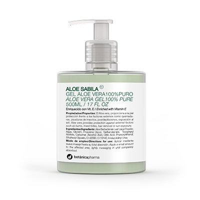 SABILA GEL ALOE VERA 100% PURO 500ML BOT
