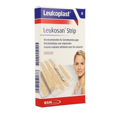 LEUKOSAN STRIP 6X38MM 6X75MM 9 TIRAS