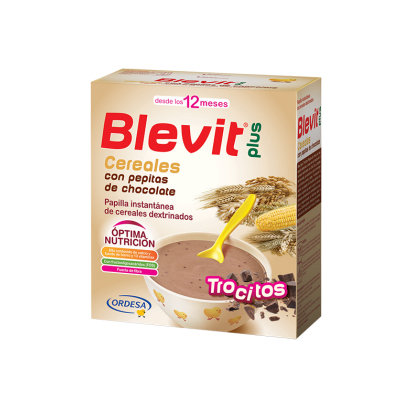 BLEVIT PLUS TROCITOS C/PEPITAS CHOC 600G