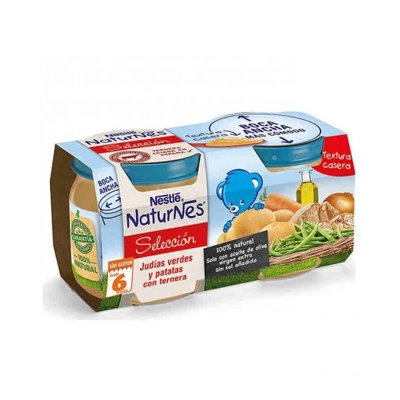 NESTLE NATURNES JUDIAS PATATA TERN 2X200