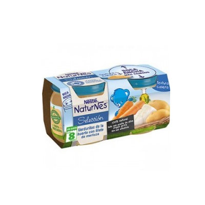 NESTLE NATURNES VERD HUERT MERLUZA 2X200