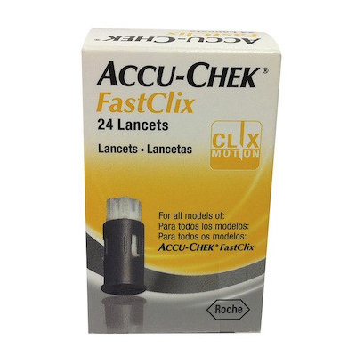 ACCU CHEK FASTCLIX LANCETAS 24 UNIDADES