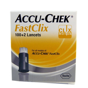 ACCU CHEK FASTCLIX LANCETAS 102 UNIDADES