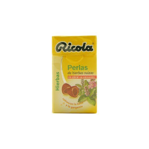 RICOLA PERLAS S/A HIERBAS 25 G.