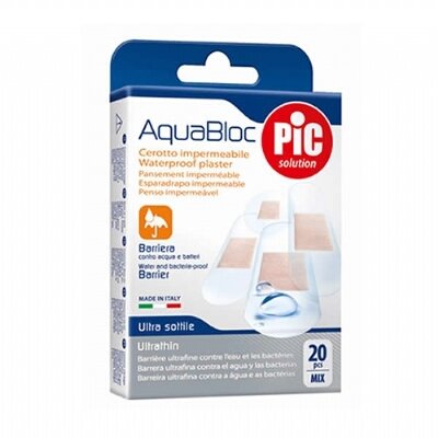 PIC AQUABLOC APOSITO ADHES SURTIDO 20 UD