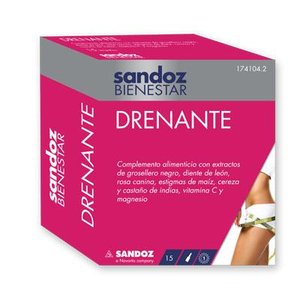 SANDOZ BIENESTAR DRENANTE 15 AMPOLLAS