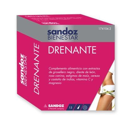 SANDOZ BIENESTAR DRENANTE 15 AMPOLLAS
