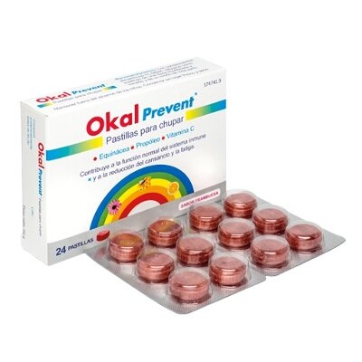 OKAL PREVENT 24 PASTILLAS PARA CHUPAR