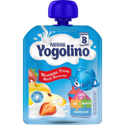 YOGOLINO BOLSITA MANZANA Y FRESA 90G