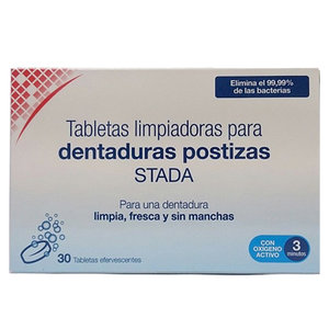 CARE+ TABLETAS LIMPIADORAS 30 UDS EFERV