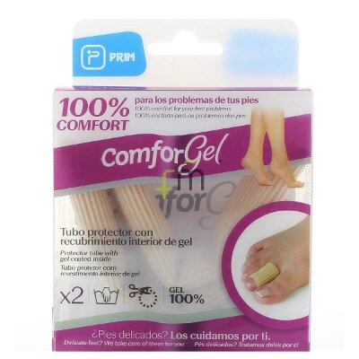 COMFORGEL TUBO DEDOS 15CM 2,5CM DIAM 12U