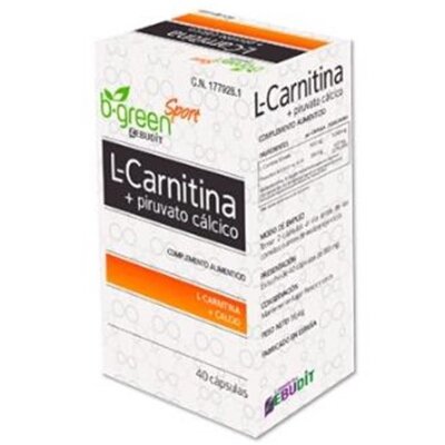 BGREEN L-CARNITINA+PIRUVATO CÁLCICO 40CA