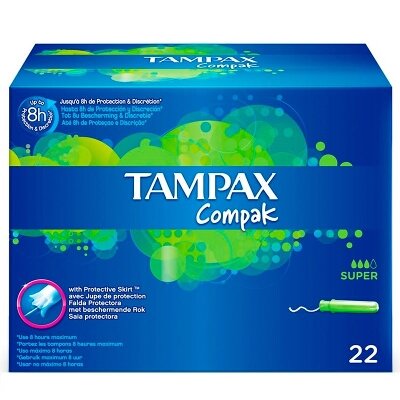 TAMPAX COMPAK SUPER 20 UNIDADES