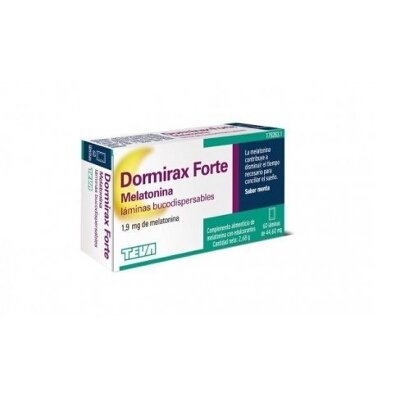 DORMIRAX FORTE MELATONINA 30 LAMINAS BUC
