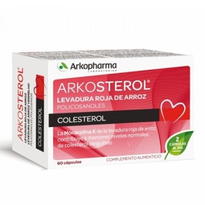 ARKOSTEROL LEVADURA ARROZ ROJO+Q10 60CAP