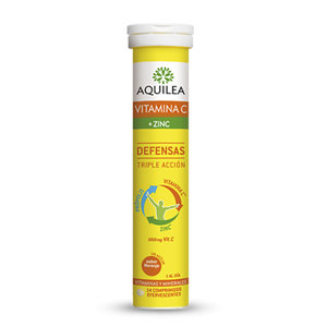 AQUILEA VITAMINA C ZINC 14 COMP EFERVESC