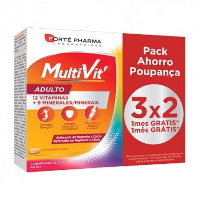 ENERGY MULTIVIT ADULTO 84 COMPRIMIDOS