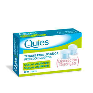TAPONES OIDOS QUIES SILICONA ANTIRUIDO 6