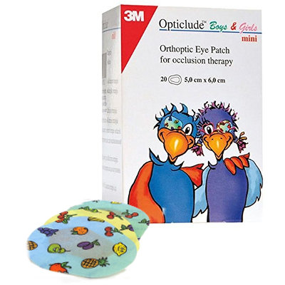 OPTICLUDE PARCHE OCULAR DIBUJOS MINI 30U