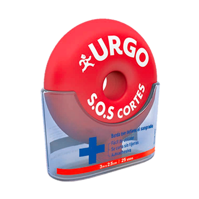 URGO SOS CORTES BANDA 3X2,5 AUTOADHES