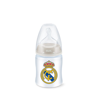 BIBERON NUK SILICONA R.MADRID 0-6 150 ML