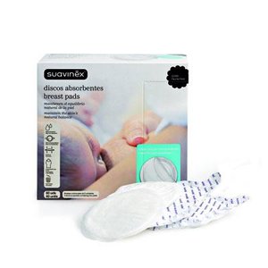 DISCOS LACTANCIA SUAVINEX NATURE 60 UNID