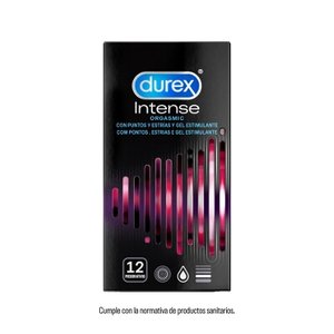 DUREX INTENSE ORGASMIC 12 UNIDADES