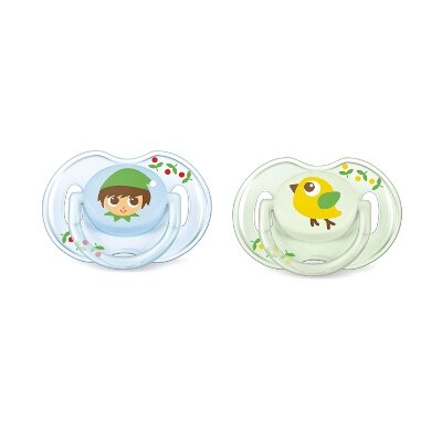 CHUPETE AVENT JARDIN NIÑO SILIC 0-6M 2UD