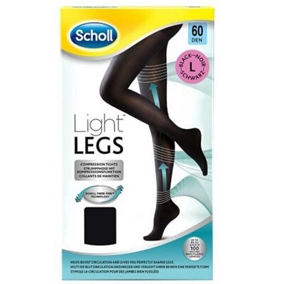 SCHOLL MEDIAS LIGERA 60DEN NEGRO T.L