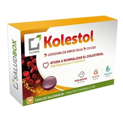SALUDBOX KOLESTOL 30 CHICLES FUNCIONALES