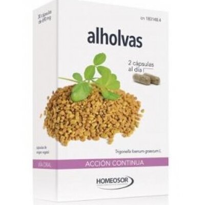 ALHOLVA ACC CONT 690MG 30 CAPS HOMEOSOR
