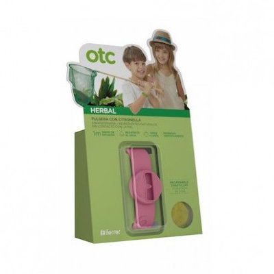 OTC HERBAL PULSERA CITRONELA ROSA