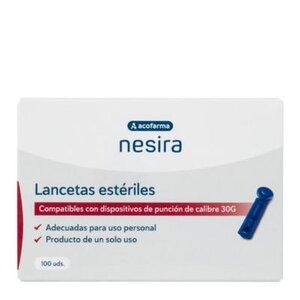 ACOFAR NESIRA LANCETAS ESTERILES 100 UN
