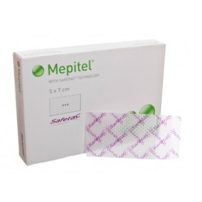APOSITO ESTERIL MEPITEL 5X7,5CM 10 PCS