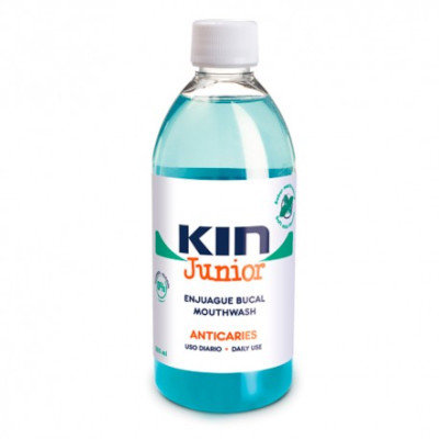 KIN JUNIOR ENJUAGE MENTA SUAVE 500ML