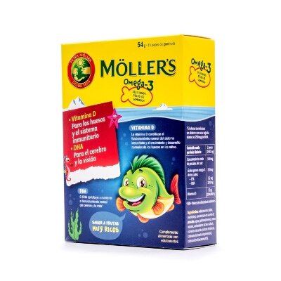 MOLLER´S OMEGA 3 45 GOMINOLAS