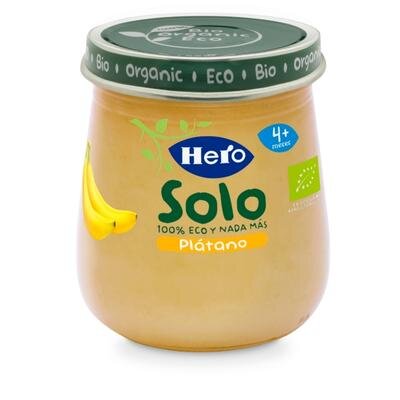 HERO BABY SOLO PLATANO 120 GRAMOS
