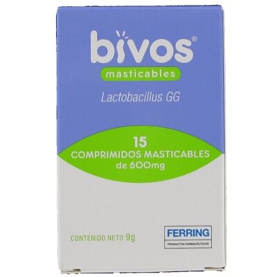 BIVOS 600MG 15 COMP MASTICABLES