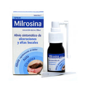 MILROSINA SPRAY SOLUCION BUCAL 25ML