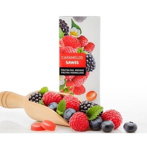 SAWES CARAMELOS BLIS FRUTOS BOSQ S/A 22G