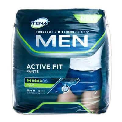 TENA MEN PANTS ABS ORINA ACTIVE FIT M 9U