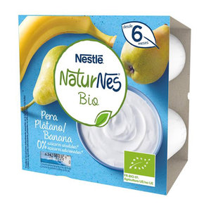 NESTLE NATURNES BIO PERA PLATANO 4X90G