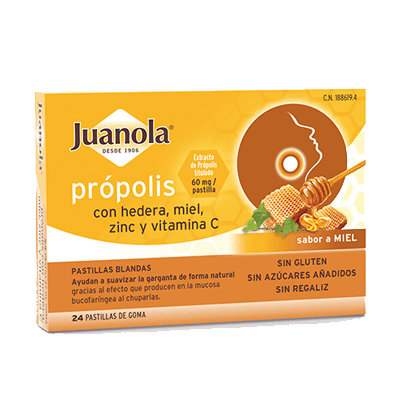 JUANOLA PASTILLAS PROPOL HER+MIEL+ZN+V.C