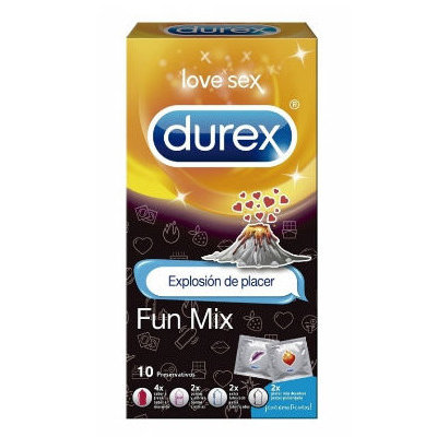 DUREX EMOJI FUN MIX PRESERVATIVOS 10 UD