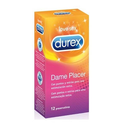 DUREX PRESERVATIVOS DAME PLACER 12 UD
