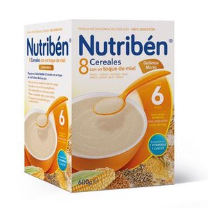 NUTRIBEN 8 CEREALES MIEL GALLETAS  600 G