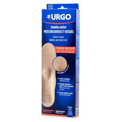 URGO PLANTILLAS CONFORT TALLA 36/38